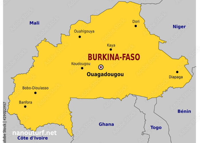 Carte Du Burkina Faso