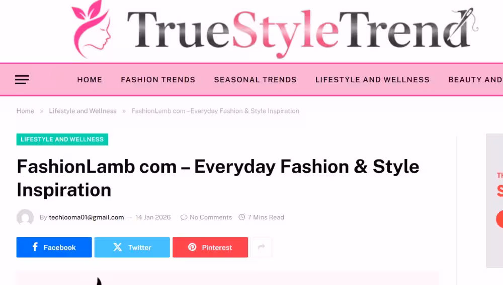Fashionlamb com: The Ultimate Guide to Modern Style and Trends