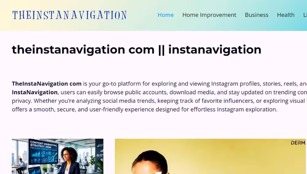 Theinstanavigation Com: Your Portal to Modern Social Media